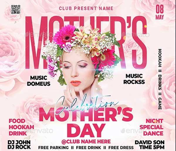 Mothers Day Flyer Design Template