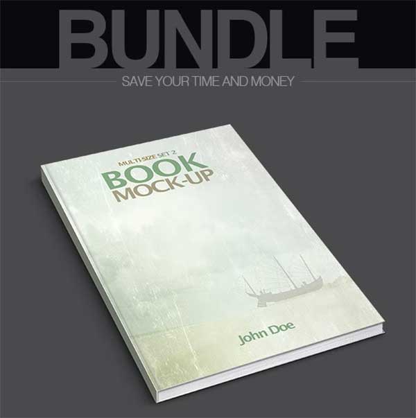 Multisize Book Mockup Bundle
