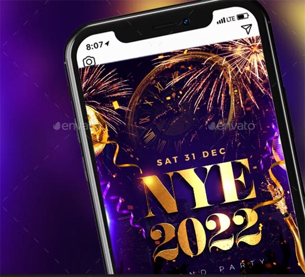 New Year Event Flyer Template