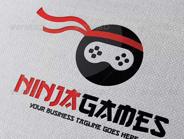 Ninja Game Logo Template