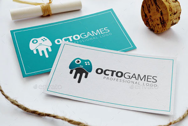 Octo Games Logo Template