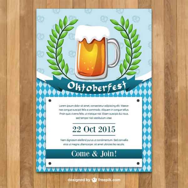 Oktoberfest Festival Free Poster Template
