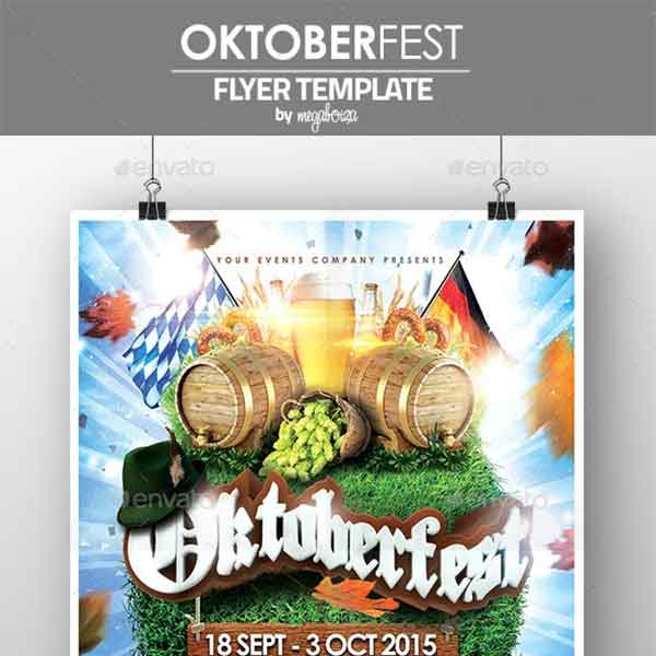 Oktoberfest Flyer & Poster PSD Template