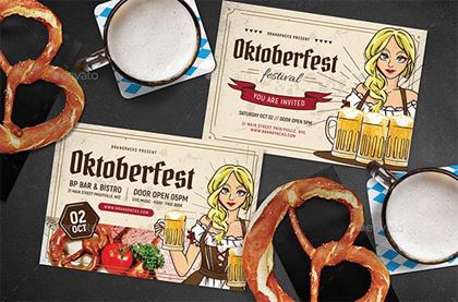 Oktoberfest Flyer and Poster PSD Template