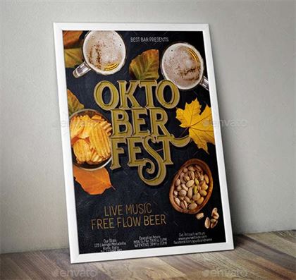 Oktoberfest Poster and Flyer Templates