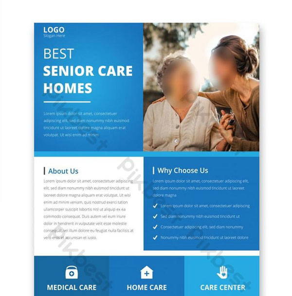 Old Home Care Center A4 Flyer
