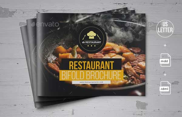 Organic Food Restaurant Brochure