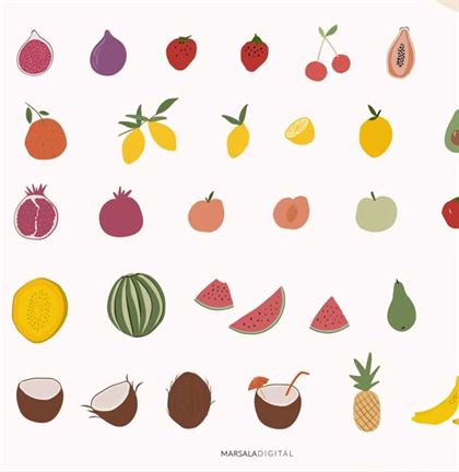 Organic Fruits Package Designs