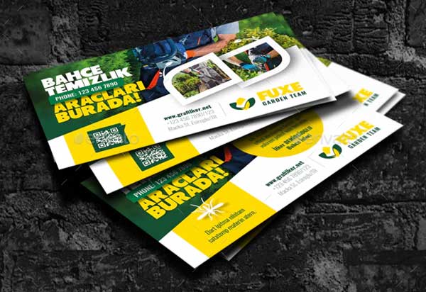 PSD Garden Landscape Business Card Templates