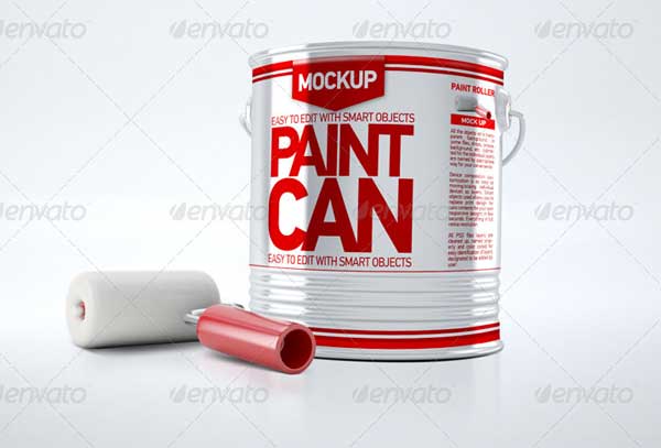 Download Free Paint Can Mockups - Free Photoshop 16+ Paint Can Mockups Download