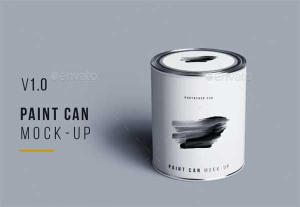 Download Free Paint Can Mockups Free Photoshop 16 Paint Can Mockups Download