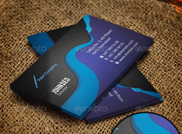 Paint Company Business Card