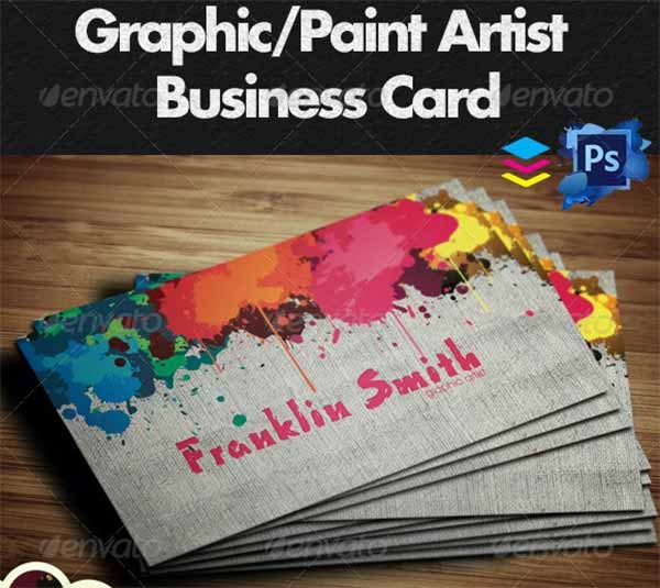 Paint Notepad Business Card