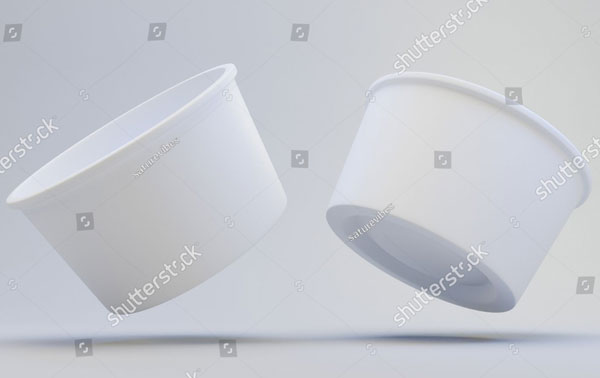Paper Bowl Editable Mockup