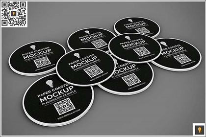Download 60 Coaster Mockups Free Photoshop Format Downloads