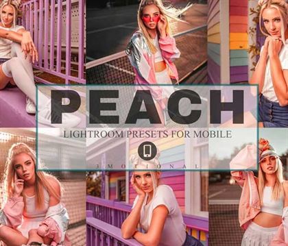 Peach Mobile Lightroom Presets Templates