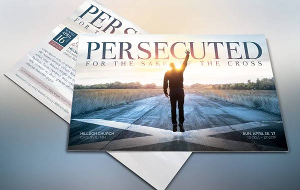 Persecuted Flyer and Invitation Template