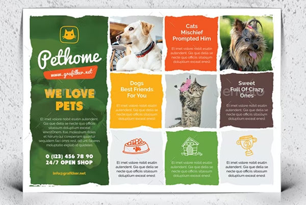 Pet Home Flyer Template
