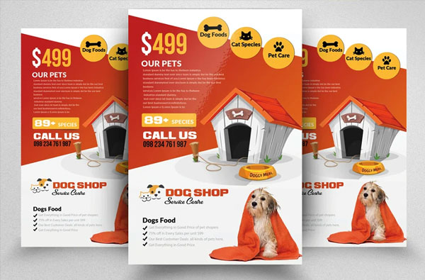 Pet Shop Service Flyer