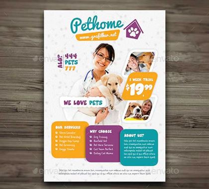 Pet Home Flyer Templates