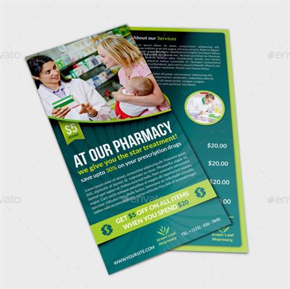 Pharmacy Flyer DL Template