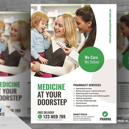 Pharmacy Medicine Flyer