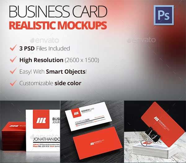Photo Realistic Business Card Mockups