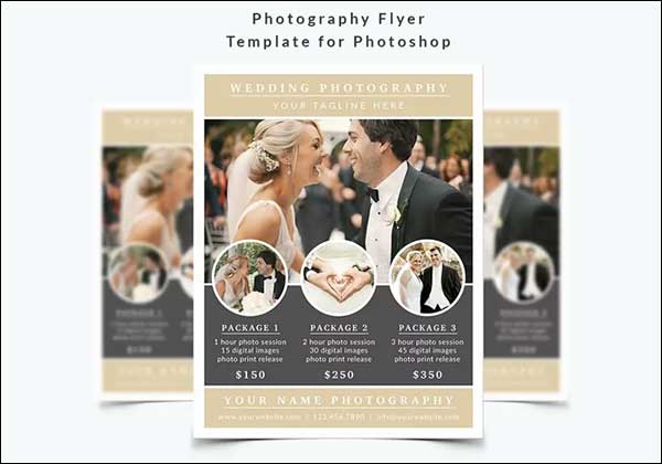 Photography Price List Marketing Flyer Template