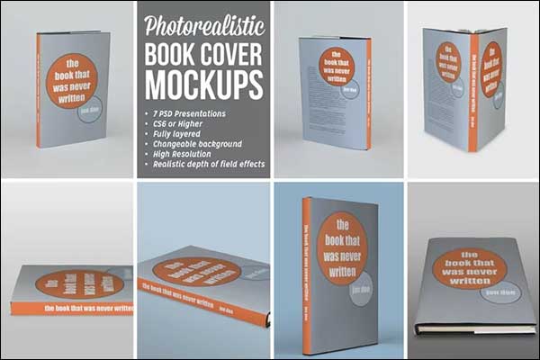 Photorealistic Book Covers