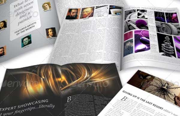 Photoshop Pages Art Magazine Template