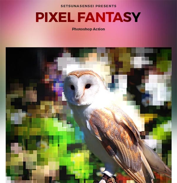 Pixel Fantasy Photoshop Action