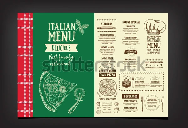 Pizza Brochure Design