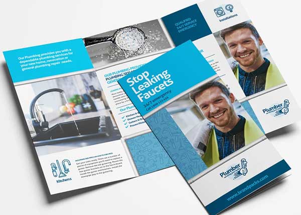 Plumbing Service Brochure Template