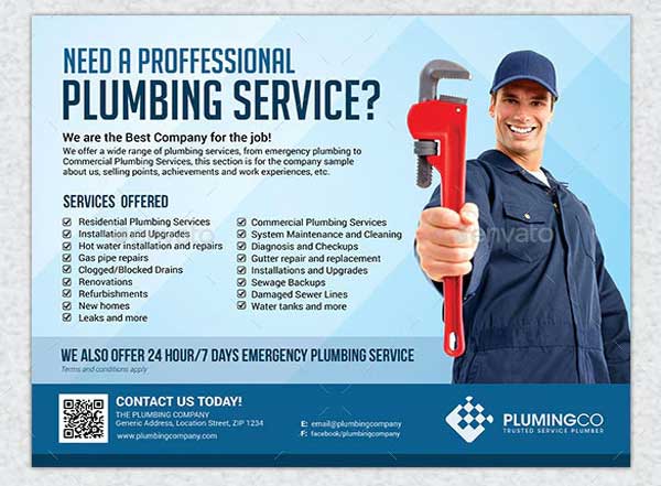Plumbing Service Flyer