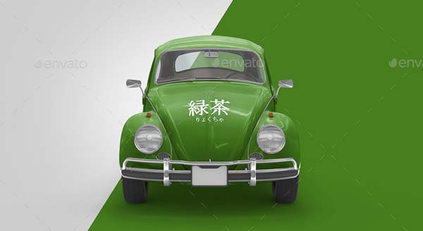 Police Interceptor Sedan Wrap Mockup