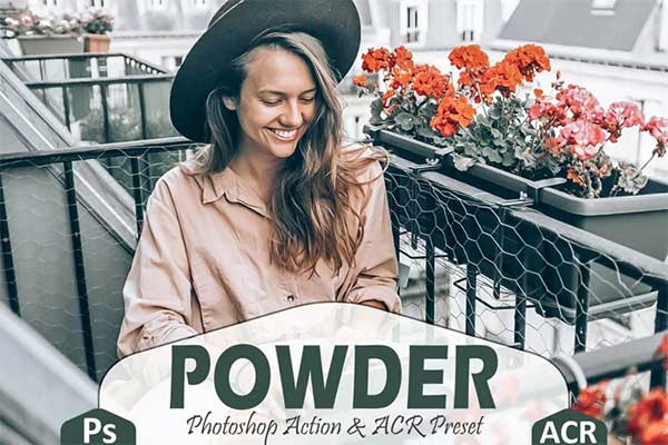 Powder Photoshop Actions And ACR Presets
