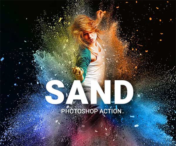 Powder Sand Photoshop Action