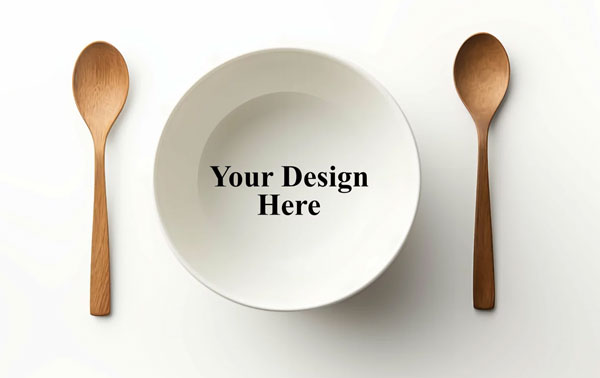 Premium Soup Bowl Mockup Design