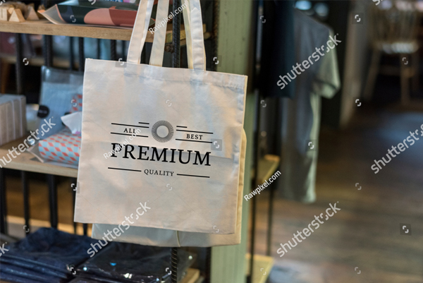 Premium Tote Bag Mockup