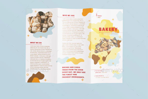 Print Bake Sale Bi-fold Brochure