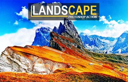 Print Landscape Photoshop Action