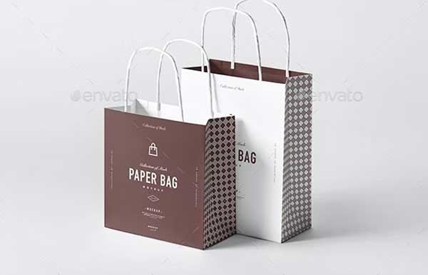 Print Paper Bag Mock-up