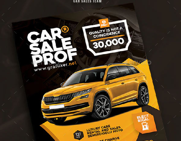 Printable Car Sales Flyer Templates