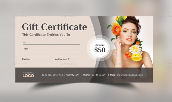Printable Hotel Gift Certificate