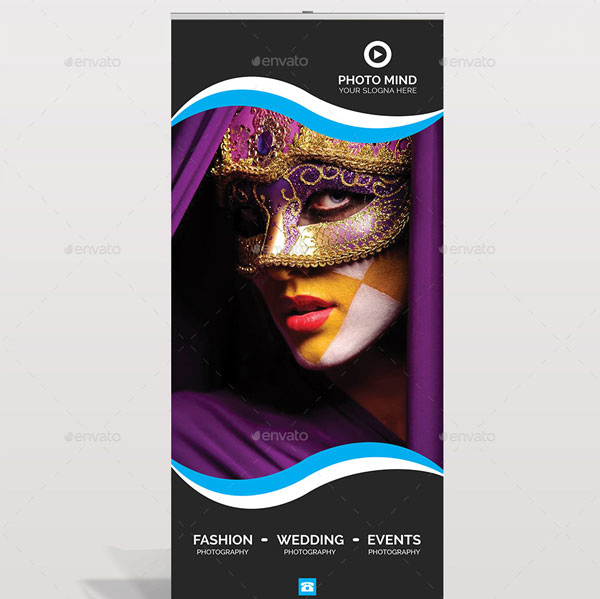 Printable Photography Roll Up Banner