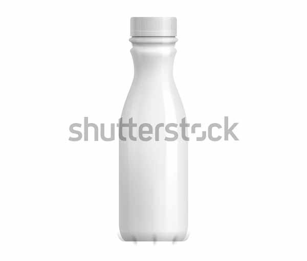 Printable Plastic Milk Bottle Mockup