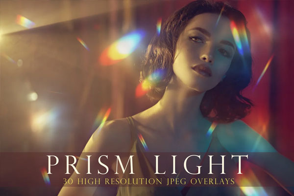 Prism Crystal Light Leak Overlays
