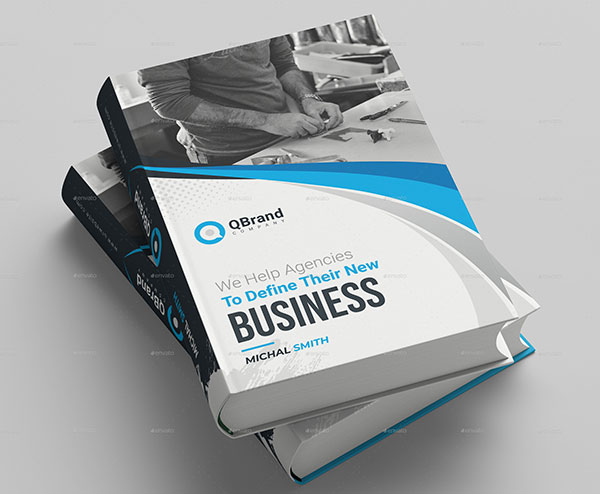 Professional Book Cover PSD Template