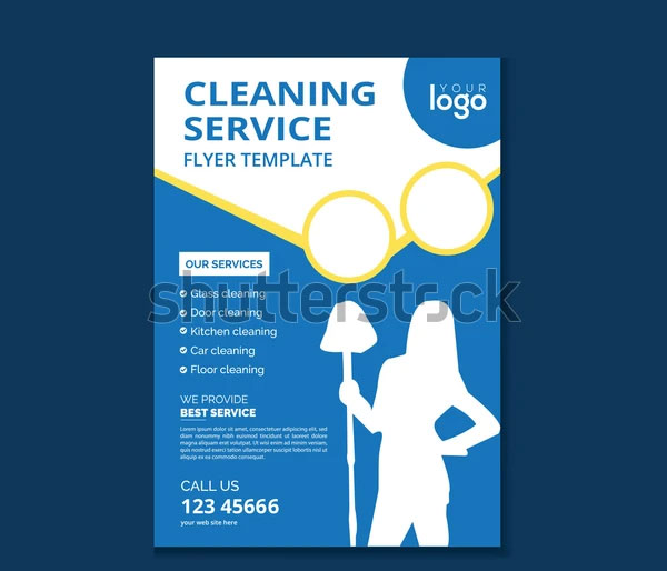 Professional Disinfecting Cleaning Services Flyer