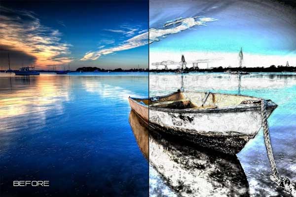 Professional Painting Photo Effects Photoshop Action